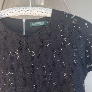 Ralph Lauren lace top black size M